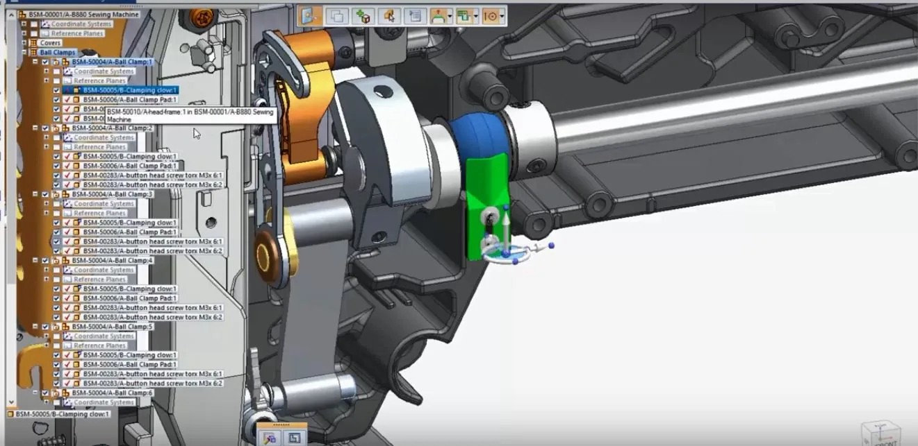 Solid Edge PDM veri yönetimi görseli