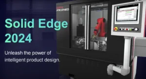 Solid Edge CAD/CAM yazılımı ekran görüntüsü