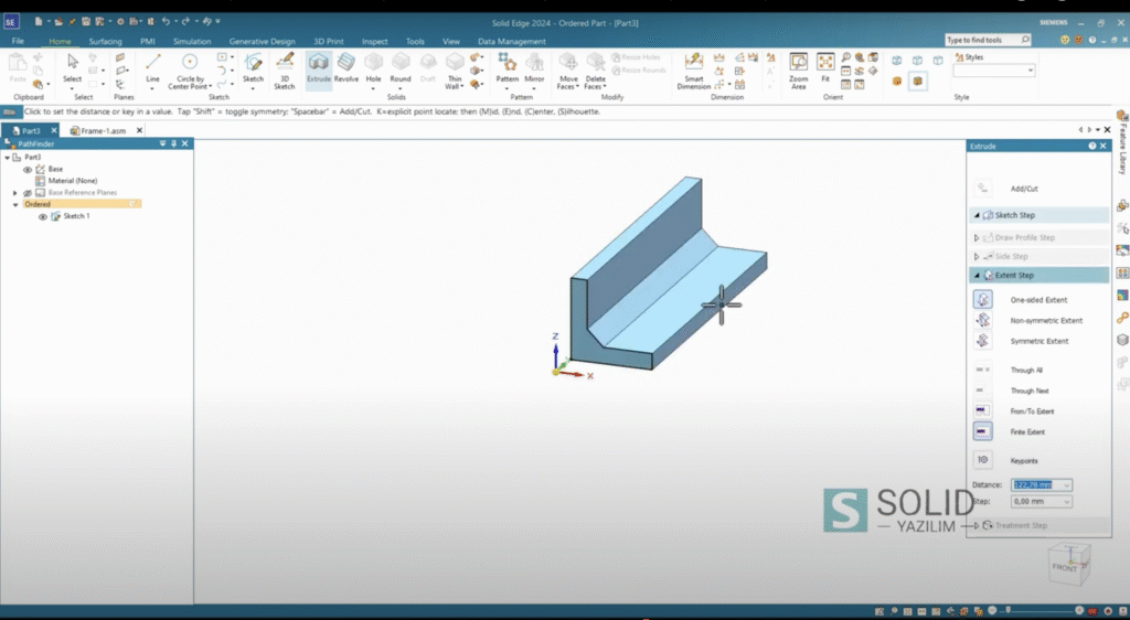 Solid Edge Profil Oluşturma Rehberi