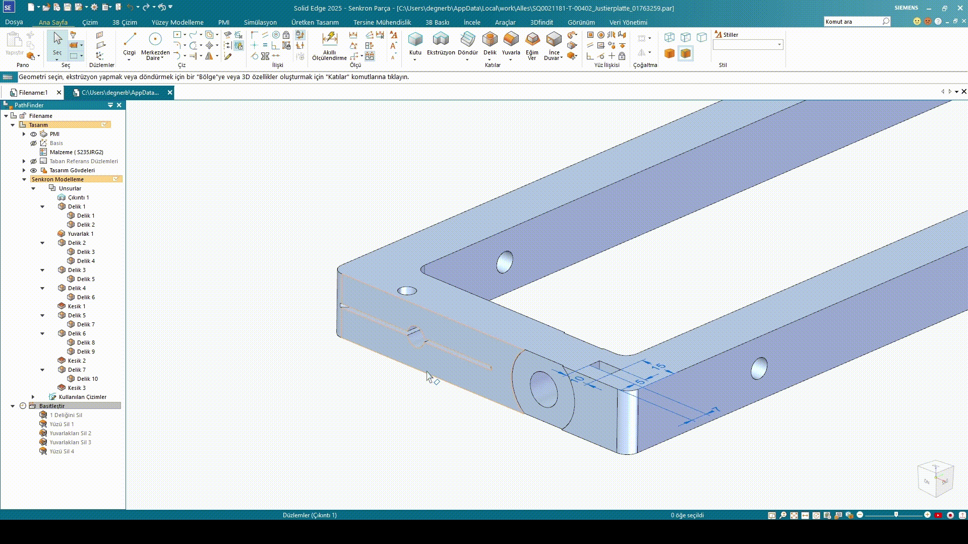 Solid Edge Vibration & Modal Analysis