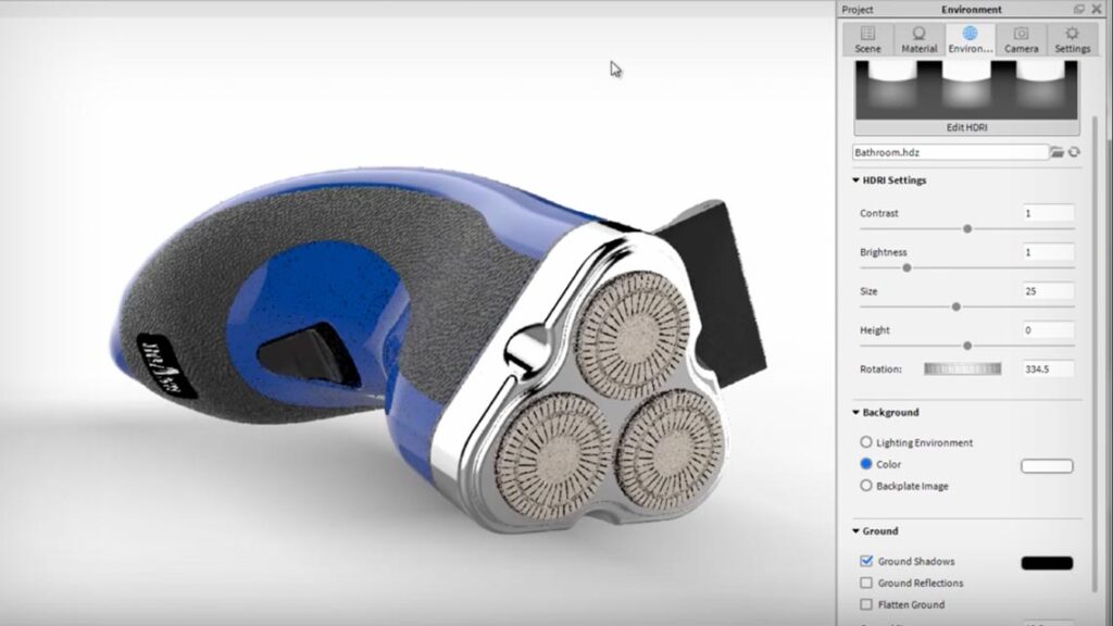 v 3d rendering