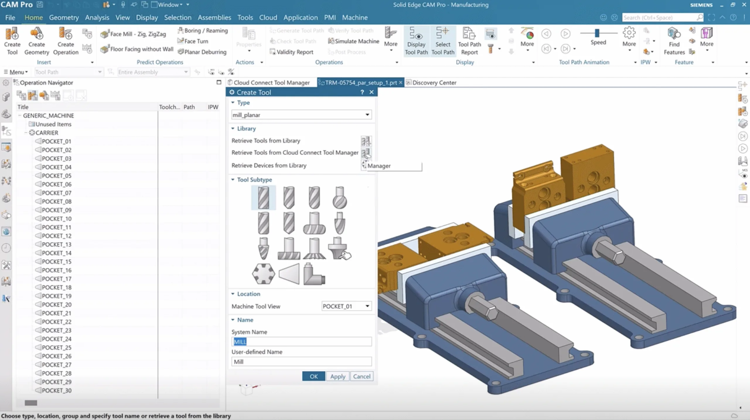 Solid Edge CAM Pro CNC programlama görseli