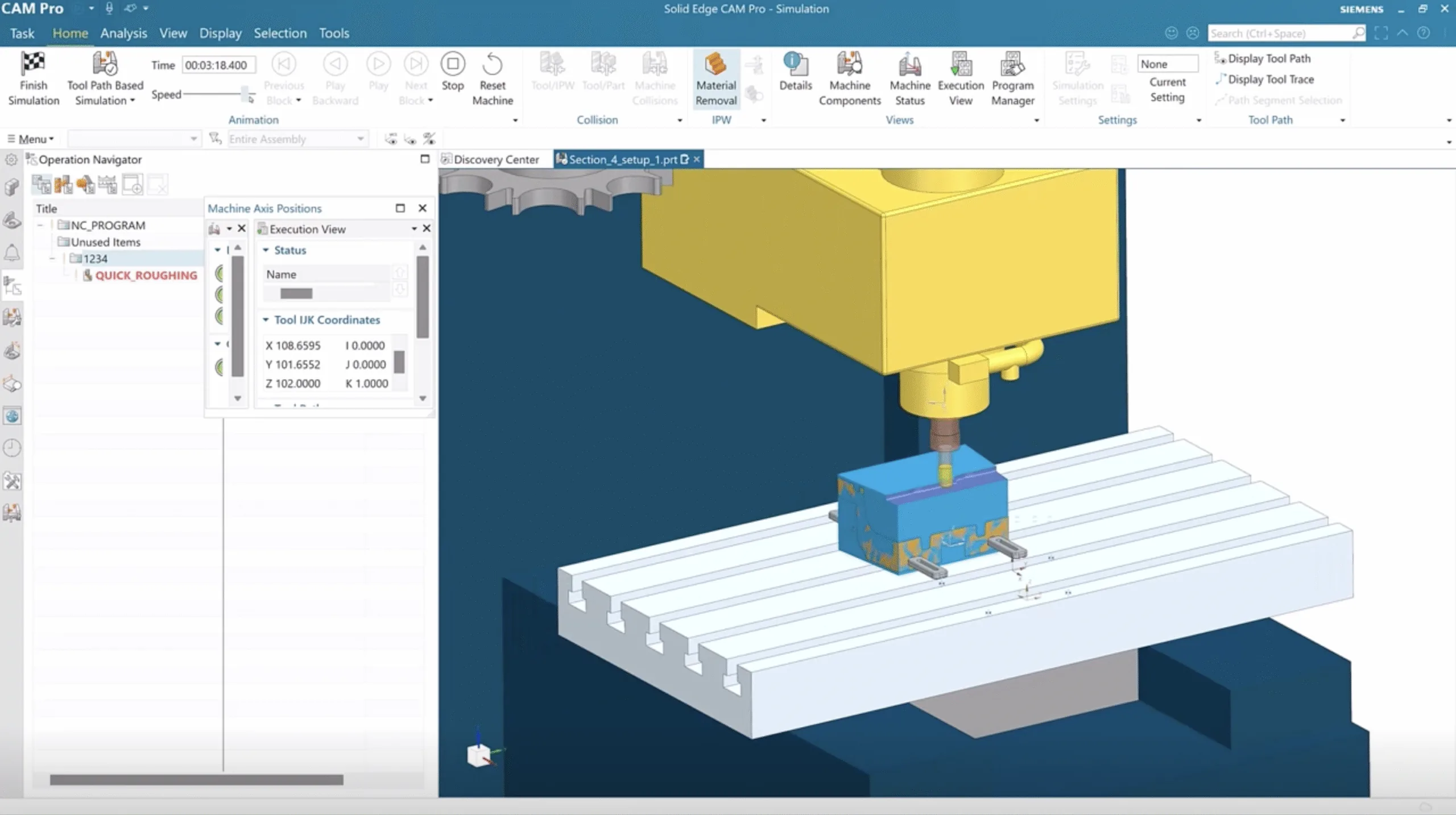 Solid Edge CAM Pro CNC programlama görseli