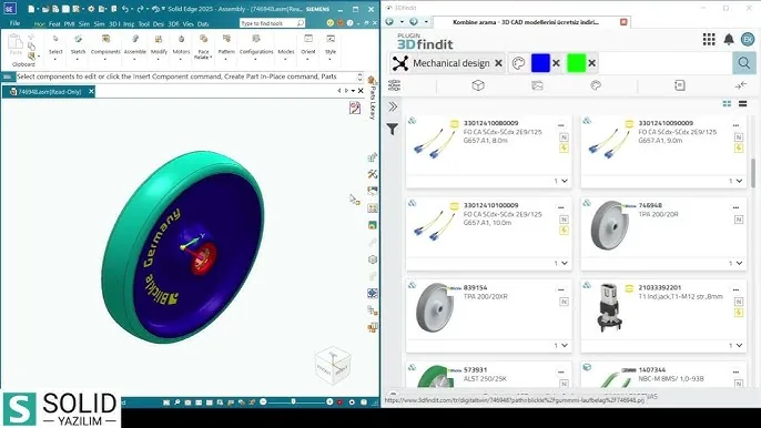 Solid Yazılım Solid Edge CAD/CAM çözümleri görseli